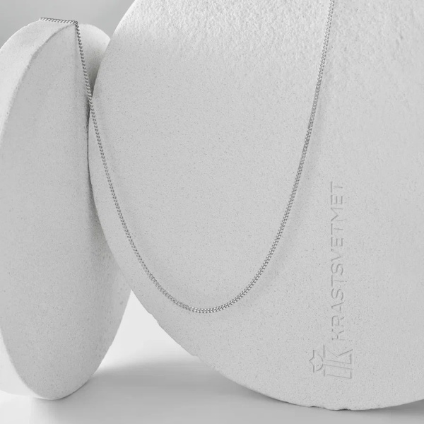 Цепь из серебра 925, плетение «Панцирь»